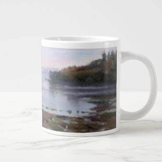 Es bemannt/bemannt/Seascape Jumbo-Tasse (Rechts)