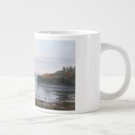 Es bemannt/bemannt/Seascape Jumbo-Tasse (Rechts)
