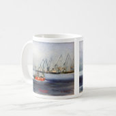 Es bemannt/bemannt/Seascape Kaffeetasse (Vorderseite Links)