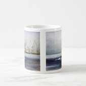 Es bemannt/bemannt/Seascape Kaffeetasse (Mittel)
