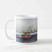 Es bemannt/bemannt/Seascape Kaffeetasse (Links)