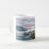 Es bemannt/bemannt/Seascape Kaffeetasse (Vorderseite Links)