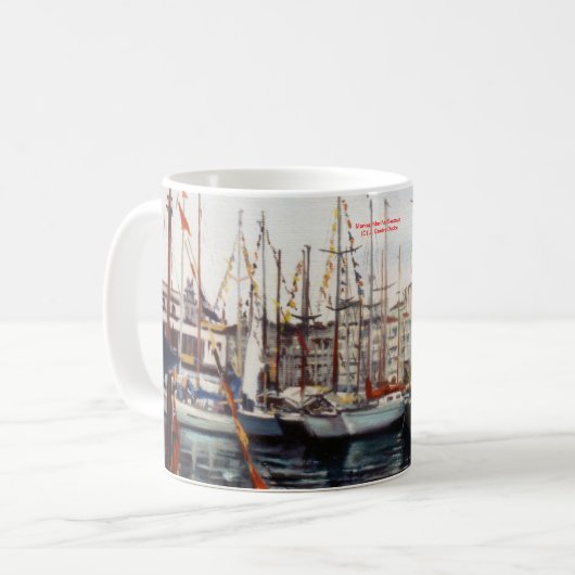 Es bemannt/bemannt/Seascape Kaffeetasse (Vorderseite Links)