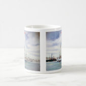 Es bemannt/bemannt/Seascape Kaffeetasse (Mittel)