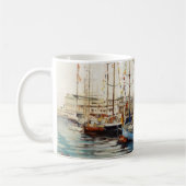 Es bemannt/bemannt/Seascape Kaffeetasse (Links)