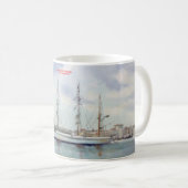 Es bemannt/bemannt/Seascape Kaffeetasse (VorderseiteRechts)