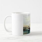Es bemannt/bemannt/Seascape Kaffeetasse (Links)