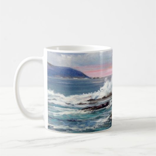 Es bemannt/bemannt/Seascape Kaffeetasse (Links)