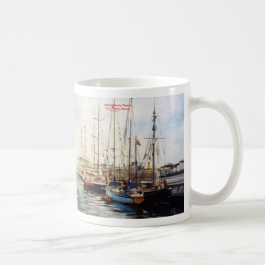 Es bemannt/bemannt/Seascape Kaffeetasse (Rechts)