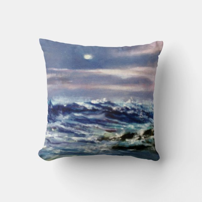 Es bemannt/bemannt/Seascape Kissen (Vorderseite)