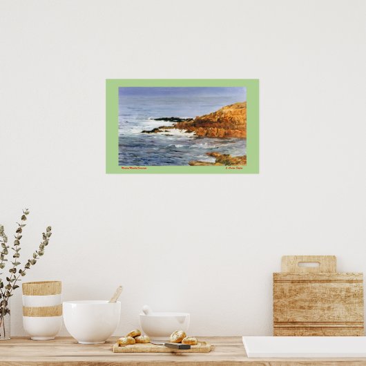 Es bemannt/bemannt/Seascape Poster (Küche)