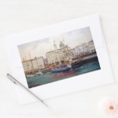 Es bemannt/bemannt/Seascape Rechteckiger Aufkleber (Umschlag)