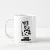 ES benutzt den Backdoor Kaffeetasse (Links)