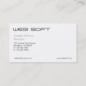 ES Berater - Visitenkarten Visitenkarte (Rückseite)