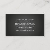 ES Berater - Visitenkarten Visitenkarte (Rückseite)