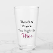 Es besteht die Möglichkeit, dass dies Wein sein kö Glas (Vorderseite)