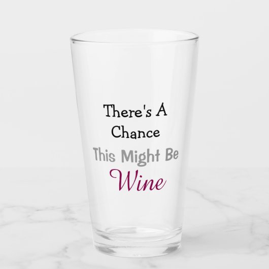 Es besteht die Möglichkeit, dass dies Wein sein kö Glas (Vorderseite)