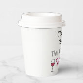 Es besteht die Möglichkeit, dass dies Wein sein kö Pappbecher (Rechts)