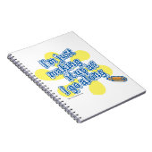 Es bilden, wie ich entlang gehe notizblock (Rechte Seite)