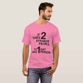 ES BRAUCHT 2 GROSSE MENSCHEN T-Shirt (Vorne ganz)