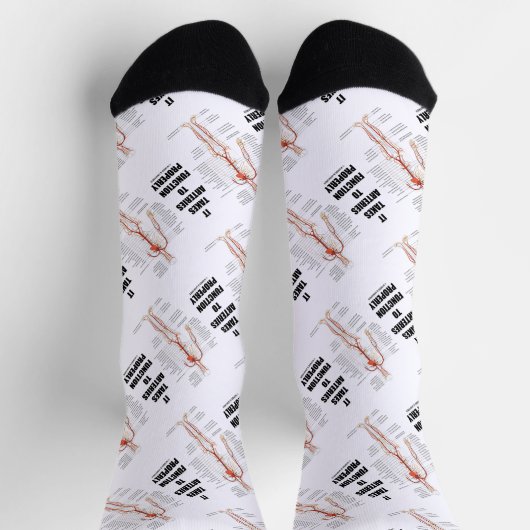 Es braucht Arterien, um richtig zirkulatorisch zu Socken (Oben)