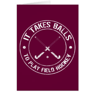 Es braucht Bälle, um die Feldhockeykarte zu spiele