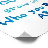 Es braucht Courage e. e. cummings Art Poster Print (Ecke)