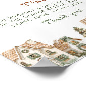 Es braucht ein Baby-Duschdusche-Windeln-Raffel Poster (Ecke)