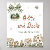 Es braucht ein Baby-Duschgeschenk und Bücher Poster (Vorne)