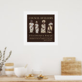 Es braucht ein Dorf - afrikanisches Kulturerbe-Rah Poster (Küche)