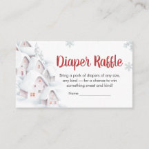 Es braucht ein Dorf Baby Shower Windel-Raffle