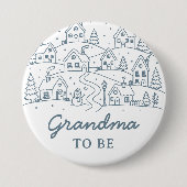 Es braucht ein Dorf Oma, um zu sein Knopf Button (Vorderseite)