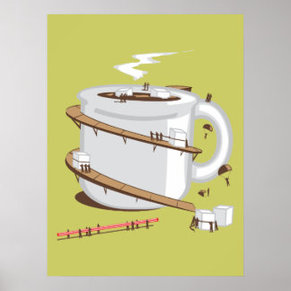 Es braucht ein Dorf, um mir Print Wecken Poster