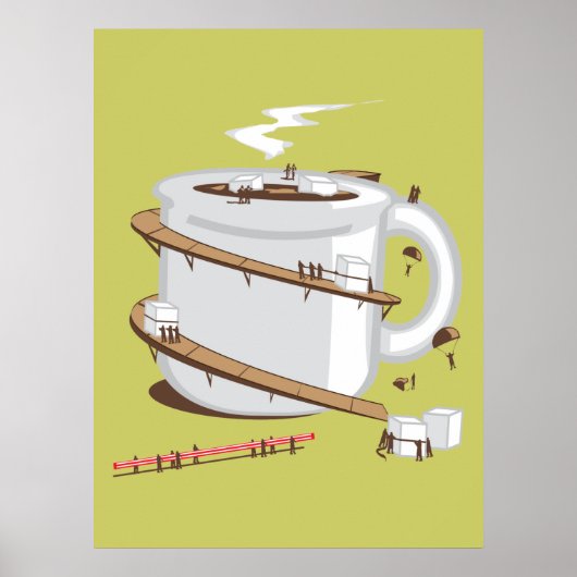 Es braucht ein Dorf, um mir Print Wecken Poster (Vorne)