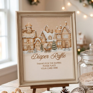 Es braucht ein Dorf Winterhaus-Windel-Raffle Poster