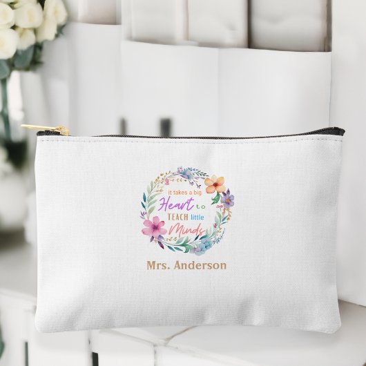 "Es braucht ein großes Herz" Blues, Geschenk für L Zubehörtasche