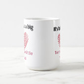 Es braucht ein großes Herz, den kleinen Geist zu f Kaffeetasse (Mittel)