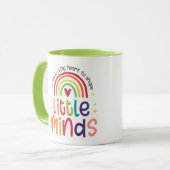 Es braucht ein großes Herz, den Lehrer des Geistes Tasse (Vorderseite Links)