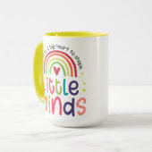 Es braucht ein großes Herz, den Lehrer des Geistes Tasse (Vorderseite Links)