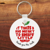 es braucht ein großes Herz, um den kleinen Geist z Schlüsselanhänger (Rückseite)