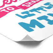 Es braucht ein großes Herz, um kleine Gedanken zu  Poster (Ecke)