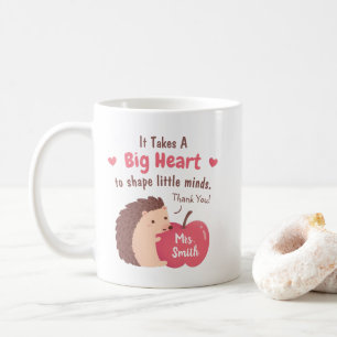 Es braucht ein großes Herz, um kleine Geister zu f Kaffeetasse