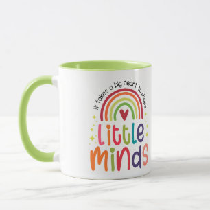 Es braucht ein großes Herz, um kleine Geister zu f Tasse