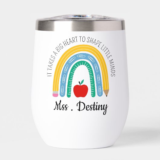 Es braucht ein großes Herz, um kleine Minds Lehrer (Vorderseite)