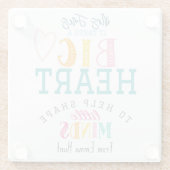 ES BRAUCHT EIN GROSSES HERZSTELLER-GIFT GLASUNTERSETZER (Rückseite)