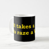 Es braucht ein Viking Kaffeetasse (Vorderseite Links)