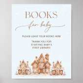Es braucht ein Village Winter Books für Baby Poster (Vorne)