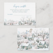 Es braucht ein Windelwaschturm für Dorfgestürme Begleitkarte (Vorne/Hinten)