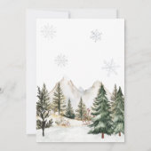 Es braucht eine Baby-Dusche im Dorf Einladung (Rückseite)