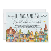 Es braucht eine Baby-Dusche im Dorf